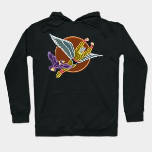 Birdman neon color Hoodie